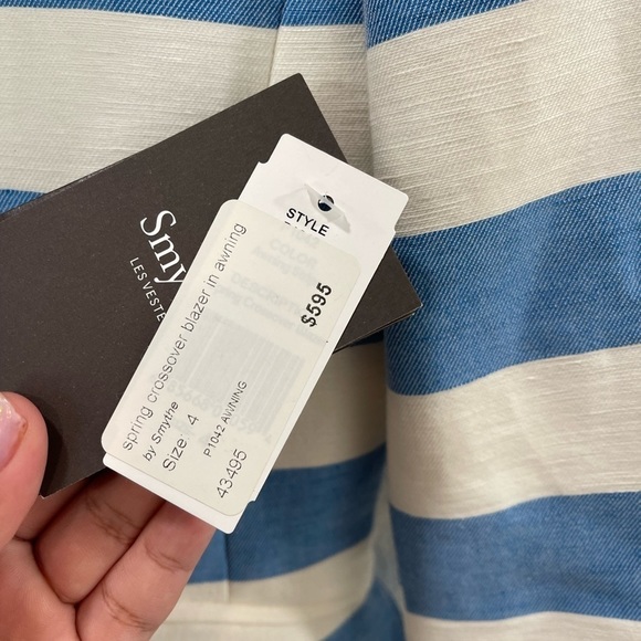 Smythe Spring Crossover Blazer Awning Stripe - Picture 3 of 4